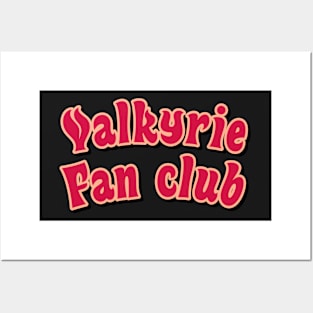 Valkyrie fan club red Posters and Art